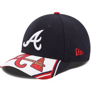 NEW ERA Youth Atlanta Braves Visor Dub 9FORTY Adjustable Cap   Size: Youth, Blue