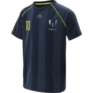 adidas Boys Messi Short Sleeve Soccer T Shirt   Size Xl, Nightshadow