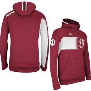 adidas Mens Indiana Hoosiers ClimaWarm Sideline Player Hoody   Size: Large, Red