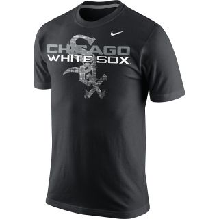 NIKE Mens Chicago White Sox Team Issue Woodmark Short Sleeve T Shirt   Size: