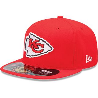 NEW ERA Mens Kansas City Chiefs Official On Field 59FIFTY Fitted Cap   Size: 7.