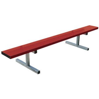 Sport Supply Group Portable Bench without Back  7.5 foot   Size: 7.5 Foot, Red