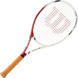 WILSON US Open Tennis Racquet   Size: 4 3/8 Inch (3)103, White/red/blue