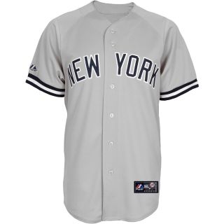 Majestic Athletic New York Yankees Replica Blank Road Jersey   Size: Medium,