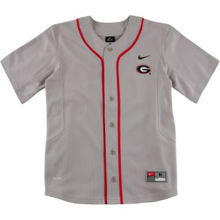 NIKE Youth Georgia Bulldogs Replica Baseball Jersey   Size: Large, Grey