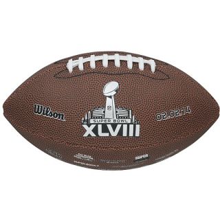 Super Bowl XLVIII Peewee SZ Composite Ball   Size Pwee
