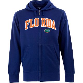 Antigua Mens Florida Gators Full Zip Hooded Applique Sweatshirt   Size: Large,