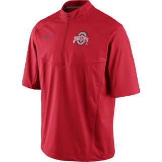 NIKE Mens Ohio State Buckeyes Short Sleeve Hot Jacket   Size: 2xl, Red