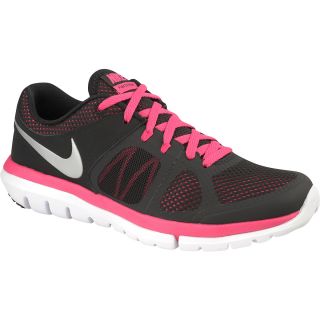 NIKE Womens Flex Run 2014 Running Shoes   Size: 7, Black/vivid Pink