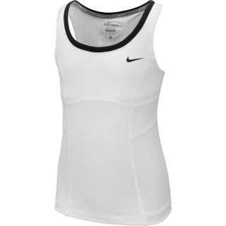 NIKE Girls New Boarder Tennis Tank   Size: Xl, White/white/black