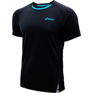 ASICS Mens Fuji Light Short Sleeve Top   Size Small, Black