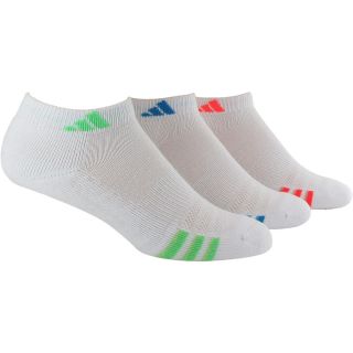 adidas 3PK W Cushion Var Low Cut Socks   Size: 9   11, White/assorted Pop