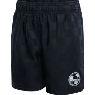 CLASSIC SPORT Boys Checkered Soccer Shorts   Size 2xs, Navy