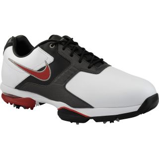 NIKE Mens Air Academy II Golf Shoes   Size: 7.5 Wide, White/black/red