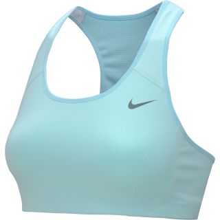 NIKE Womens Shape High Compression Sports Bra   Size: Small, Glacier Ice/grey