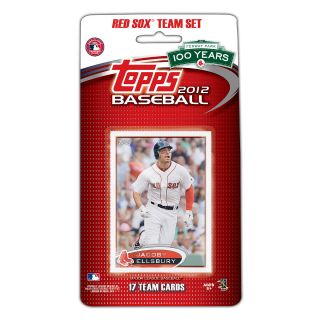 Topps 2012 MLB Boston Red Sox Official Team Baseball Card Set of 17 Cards