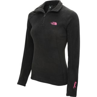 THE NORTH FACE Womens Pink Ribbon Glacier 1/4 Zip Fleece   Size XS/Extra