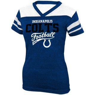 NFL Team Apparel Girls Indianapolis Colts Burn Out Jersey Short Sleeve T Shirt  