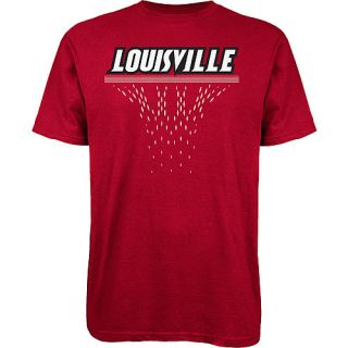 adidas Mens Louisville Cardinals Diamond Cut T Shirt   Size: Large, Black