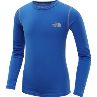 THE NORTH FACE Boys Long Sleeve Baselayer T Shirt   Size Small, Nautical Blue