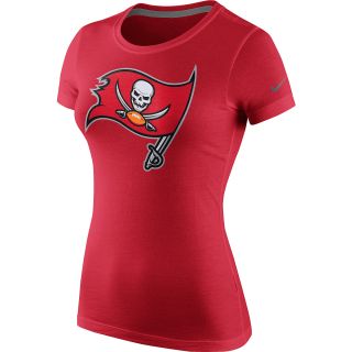 NIKE Womens Tampa Bay Buccaneers Logo Short Sleeve T Shirt   Size: Medium,