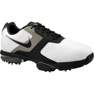 NIKE Mens Air Academy II Golf Shoes   Size: 8 Wide, White/black