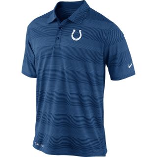 NIKE Mens Indianapolis Colts Dri Fit Pre Season Polo Shirt   Size: Small, Gym