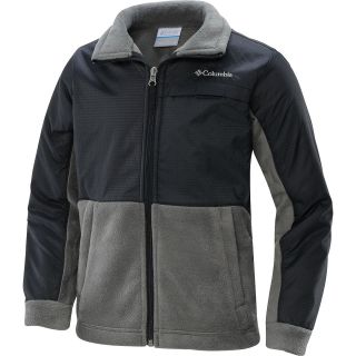 COLUMBIA Boys Steens Mountain Overlay Fleece Jacket   Size: Small, Grill