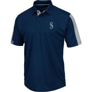 MAJESTIC ATHLETIC Mens Seattle Mariners Career Maker Performance Polo   Size