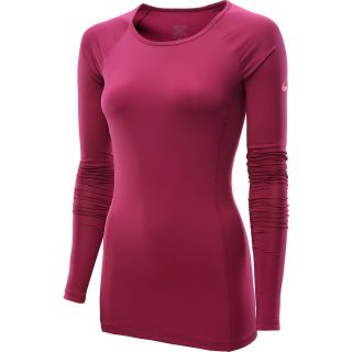NIKE Womens Pro Essentials Hybrid 2 Long Sleeve T Shirt   Size: Xl,