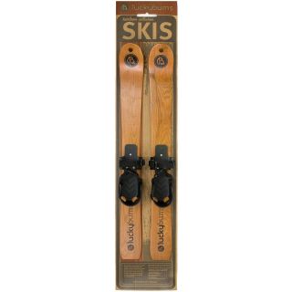 Lucky Bums Heirloom Collection Kids 70 cm Wooden Skis (134.7)