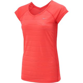NIKE Womens Breeze Short Sleeve Running T Shirt   Size: Large, Laser