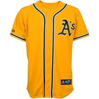 Majestic Athletic Oakland Athletics Blank Replica Alternate Gold Jersey   Size: