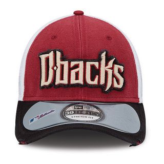 NEW ERA Mens Arizona Diamondbacks 39THIRTY Clubhouse Cap   Size S/m, Red