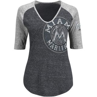 MAJESTIC ATHLETIC Womens Miami Marlins League Excellence T Shirt   Size: