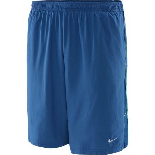 NIKE Mens 9 Stretch Woven Running Shorts   Size: 2xl, Brave Blue/silver