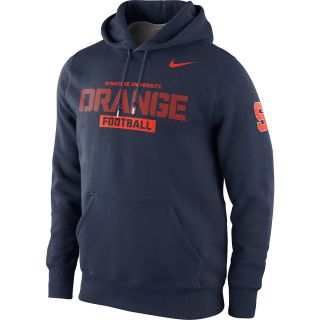 NIKE Mens Syracuse Orange Practice Classic Crew Sweatshirt   Size: Medium, Navy