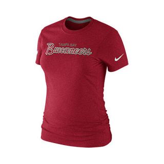NIKE Womens Tampa Bay Buccaneers Script Tri Blend T Shirt   Size: Large, Gym
