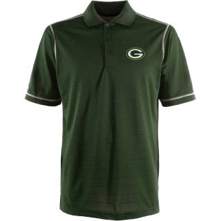 Antigua Green Bay Packers Mens Icon Polo   Size: Large, Dark Pine/white (ANT