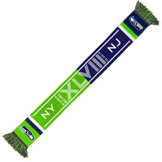 FOREVER COLLECTIBLES Seattle Seahawks 2013 Super Bowl XLVIII Bound Scarf