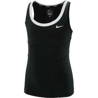 NIKE Girls New Boarder Tennis Tank   Size: XS/Extra Small, Black/white/white