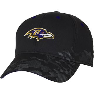 NFL Team Apparel Youth Baltimore Ravens Shield Back Black Cap   Size: Youth,