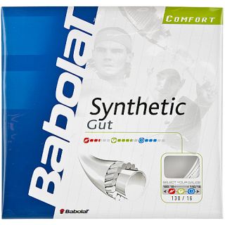 Babolat Synthetic Gut 16 Tennis Racquet String   Size: 4016g, White