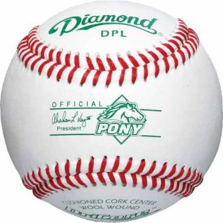 Diamond Sports DPL Tournament Grade Pony League Baseball by the Dozen (DPL)