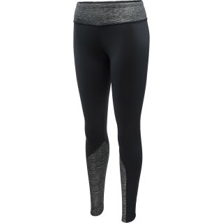 UNDER ARMOUR Womens ColdGear Cozy Shimmer Tights   Size Small, Black/pewter