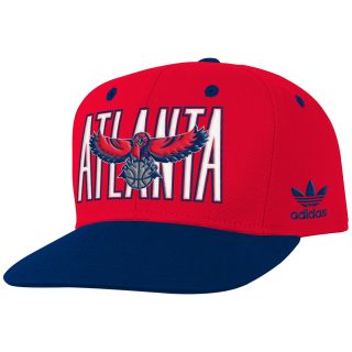 adidas Youth Atlanta Hawks Lifestyle Team Color Snapback Adjustable Cap   Size: