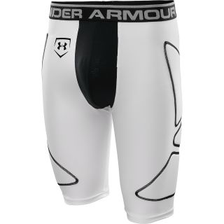 UNDER ARMOUR Mens Break Through Baseball Slider Shorts with Cup   Size: Xl,
