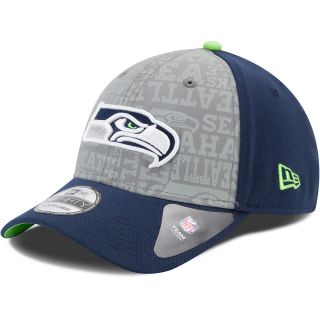 NEW ERA Mens Seattle Seahawks 2014 Draft Reflective 39THIRTY Stretch Fit Cap  