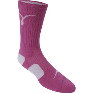 NIKE Womens Dri FIT Elite Basketball Crew Socks   Size: Medium, Pink/white