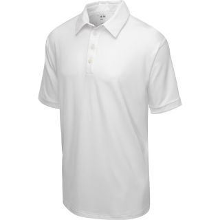 adidas Mens ClimaLite Microstripe Short Sleeve Golf Polo   Size: 2xl, White